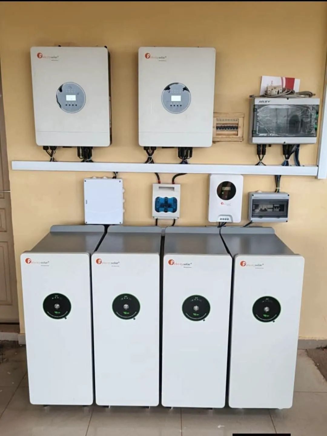 20kVA Hybrid Inverter & Battery Bank