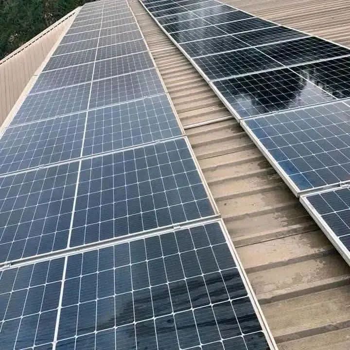 Industrial Roof Solar Installation